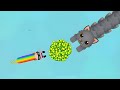 Snake Io 🐍 Cassie Vs Legsy Snake 🐍 Epic SnakeIo Gameplay