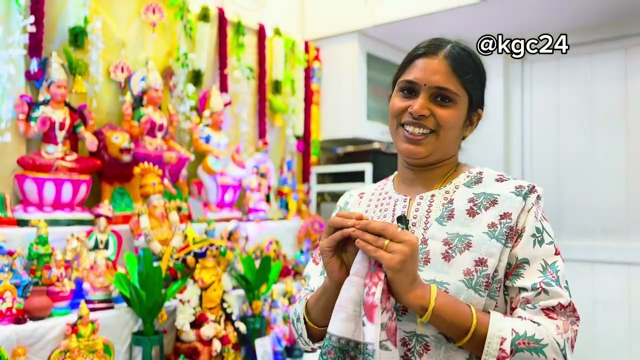 Enga Veetu Navaratri Golu’25 #happynavratri #navaratrigolu #festivevibes @kgc24