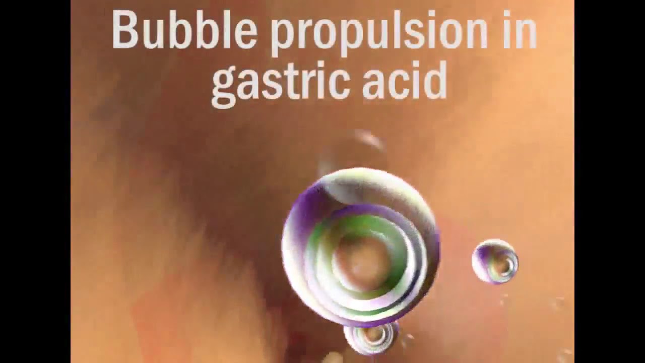 Micromotors treat bacterial infection - YouTube