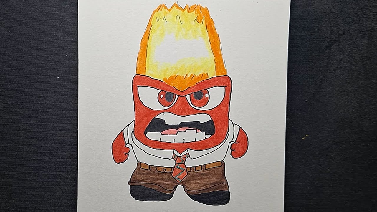 INSIDE OUT ART: Crtanje najljućeg lika ikada! 🌋