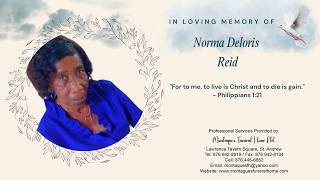 Norma Deloris Reid  Thanksgiving Service