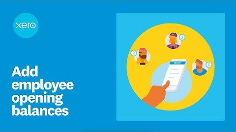 Add employee opening balances