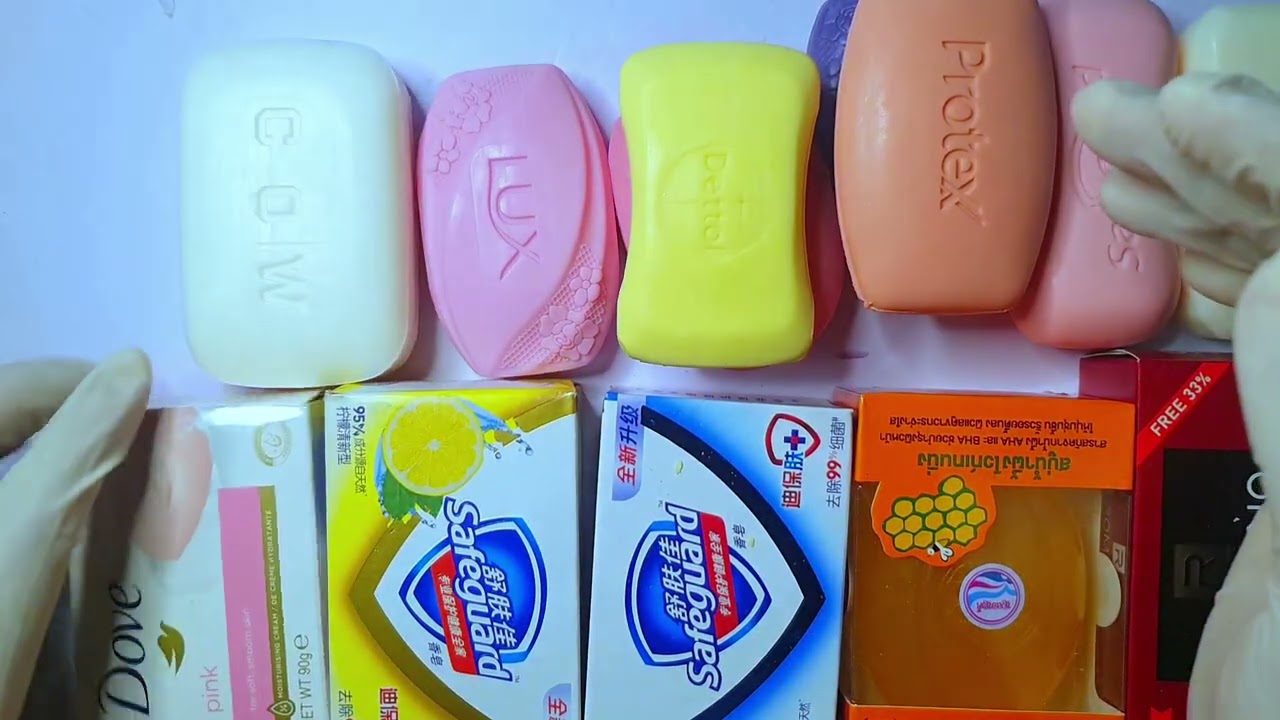 SOAP OPENING SOUND ASMR SATIFYING VIDEO