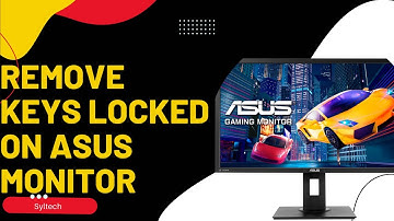 Hoe u OSD-vergrendelde toetsen op een ASUS-monitor kunt ontgrendelen | Eenvoudige oplossing