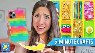 Trying 5-Minute Crafts DIY iPhone Cases! screenshot 5