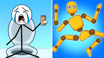 Kick & Break VS Ragdoll Break - ALL Levels Gameplay Android, iOS New Update BrainStorm Walkthrough