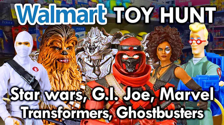 Star Wars, GI Joe retro line, Ghostbusters & Transformers Walmart Toy Hunting with Mega Jay Retro