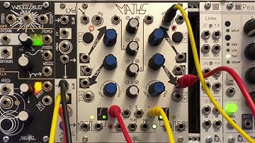 Guitar through MakeNoise Lxd