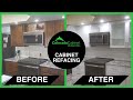 Before  after  cabinet refacing  project review  littleton colorado