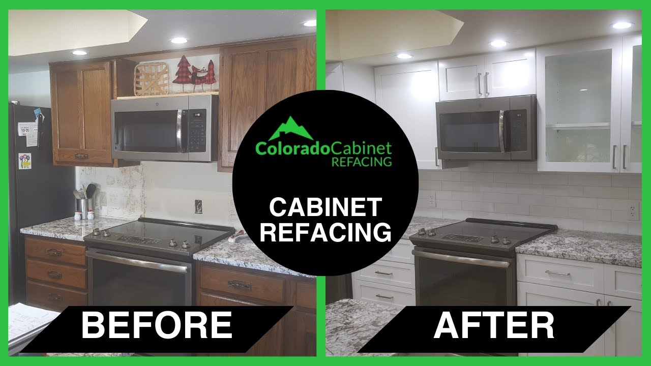 Before & After | Cabinet Refacing | Project Review | Littleton ...