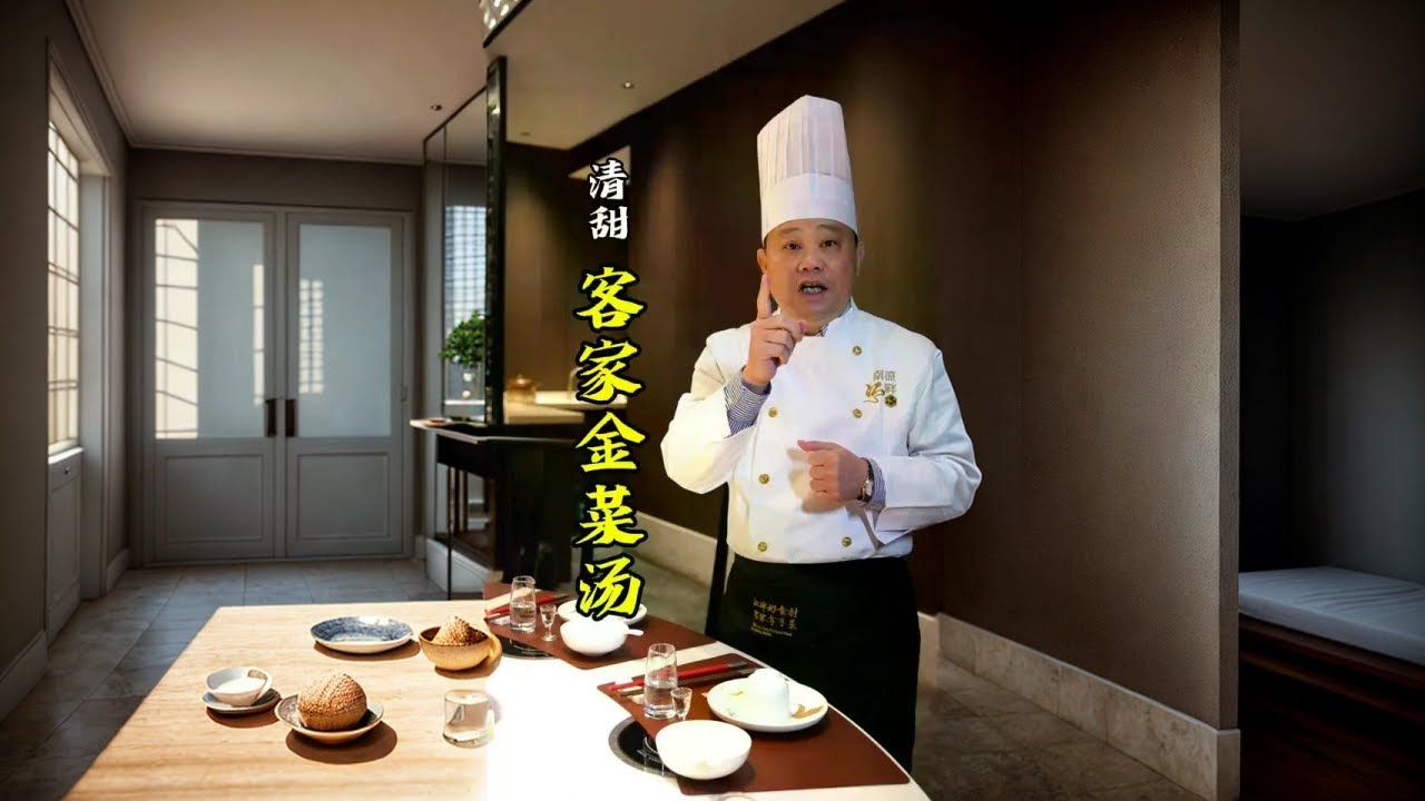 客家金菜汤，味道香甜，童年味道，每天一口都充满记忆#真材实料才能做出好味道 #好食材好味道 #抖音美食推荐官 #食材新鲜才是硬道理 #南流江畔客家菜