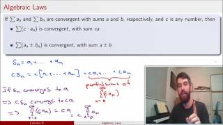 Algebraic Laws for Series