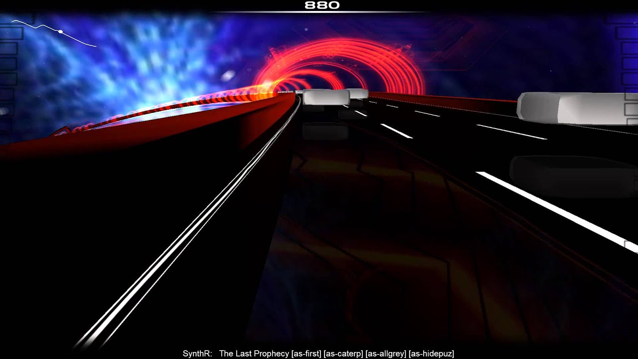 Audiosurf: SynthR - The Last Prophecy (first person ninja mono)