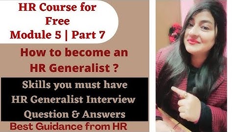 HR Course - Module 5 | HR Generalist Course | Part 7 #hrgeneralist #hrcourse #hr #readytogetupdate