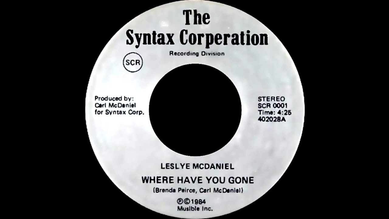 Leslye McDaniel - Where Have You Gone (Soul, 1984)