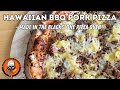 Hawaiian BBQ Pork Pizza made in the Blackstone Pizza Oven