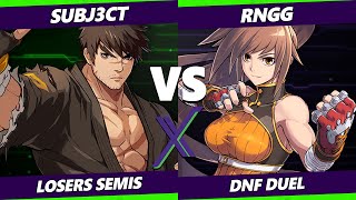 F@X 466 Losers Semis - SUBJ3CT (Grappler) Vs. RNGG (Striker) DNF Duel