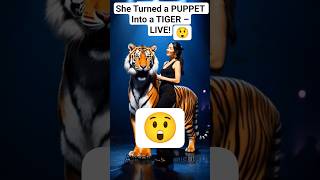 Magical Tiger Transformation Stuns Americas Got Talent Judges Girl Magician Goes Viral