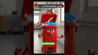 part -1. Red biomedical waste bin#biomedical #wastemanagement #waste #trending #trendingshort #viral