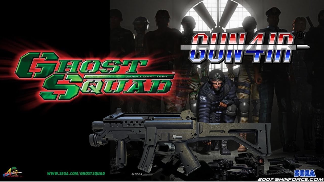 GUN4IR. Playing Ghost Squad Wii Lvl11 with Ghost Squad arcade gun YouTube