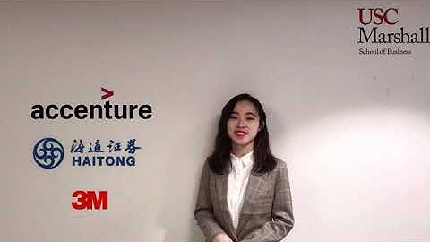 USC MS, Business Analytics Admissions Video 2020   Zhiyao Wang