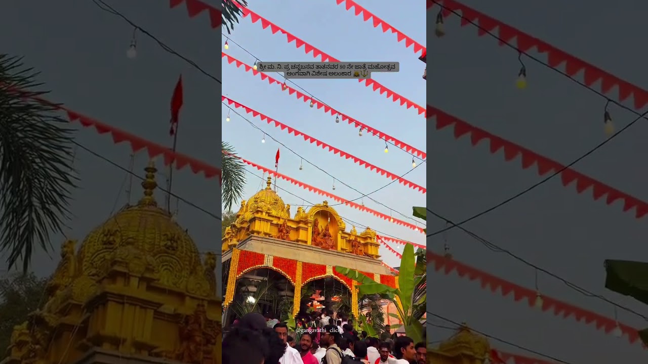 ಗಂಗಾವತಿಯ ಆರಾಧ್ಯ ದೇವನ ಜಾತ್ರೆ. ✨