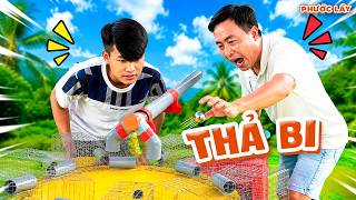 Cười Rớt Răng Với Trò Chơi Thả Bi Vào Lợp | Phước Lầy