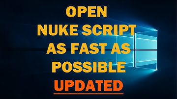 Nuke crashes while opening a workfile? #SCRIPT_UPDATED #THARUN_GANAPATHI #Nuke_Python