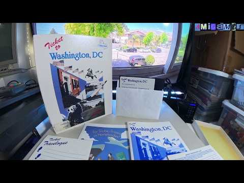 Ticket to Washington D.C. Unboxing C64 Game