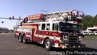 Prince George's County NEW Truck 826 Responding