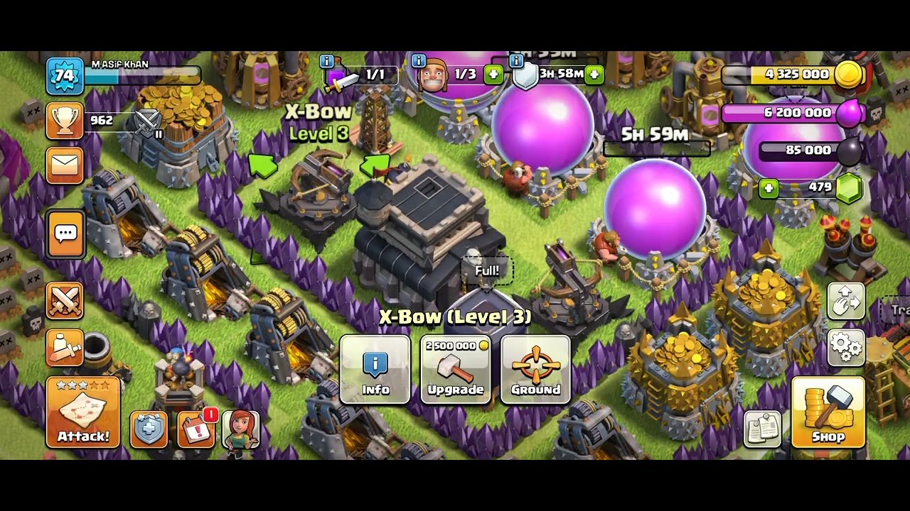 Unbelievable Short Trick For Clash Of Clanes Townhell Upgrade😱