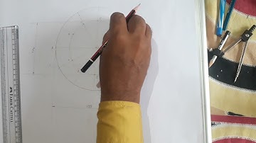 CONSTRUCTION OF ELLIPSE ( CONCENTRIC CIRCLES METHOD PROBLEM-2)