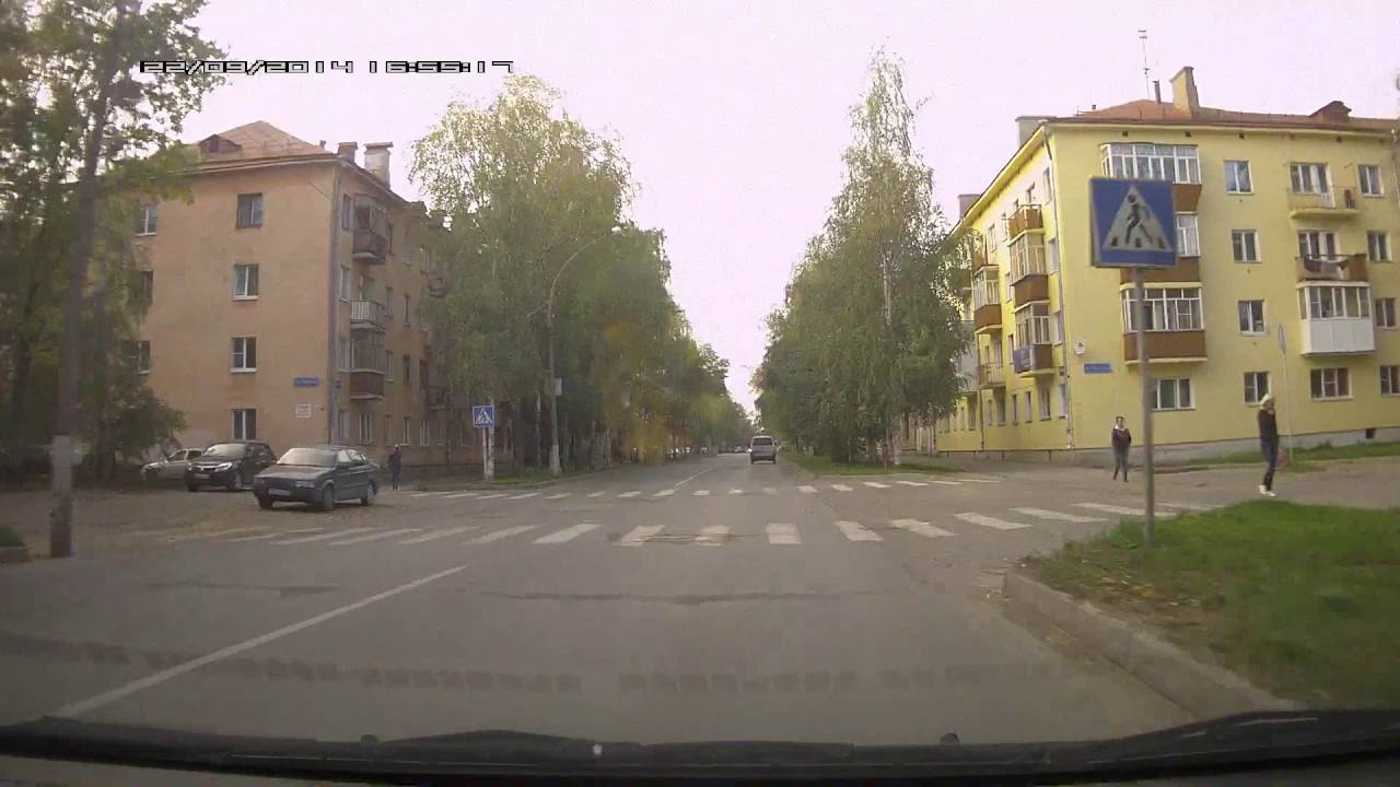 Кошка попала под машину