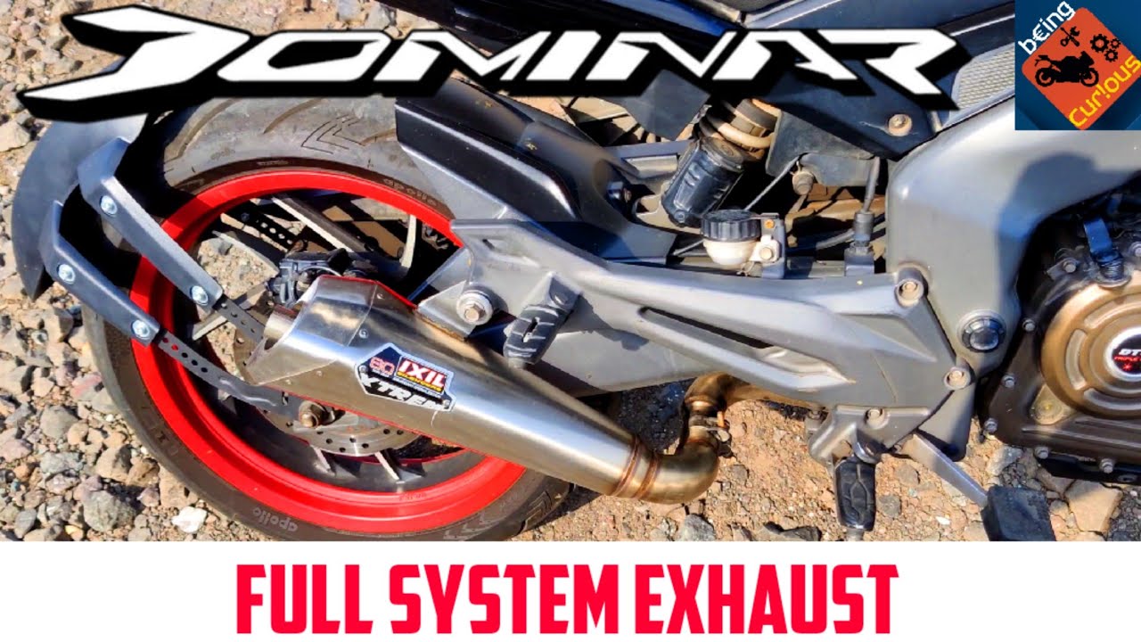 Dominar 400 Gets IXIL X55 Full System Exhaust Ideal & High RPM Pure