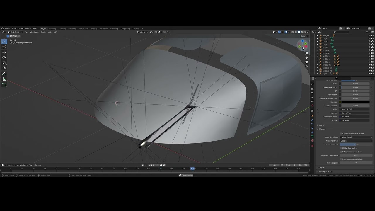 Complexe Wipers Animation for assetto corsa - YouTube