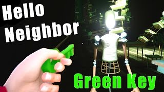 Hello Neighbor - Green Key Secret Room - Mannequin Ending