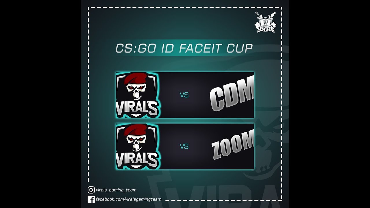 CS:GO ID FACE IT CUP 3 VIRALS VS ZOOM.CS [No CASTER] [OFFLINEstream ...