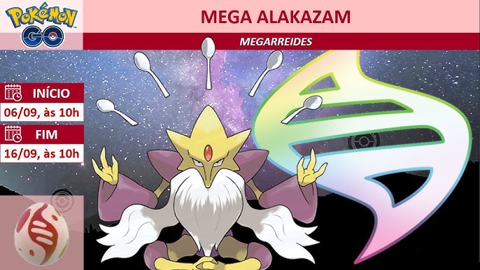 MEGA ALAKAZAM NAS MEGARREIDES Um dos melhores Pokémon do tipo