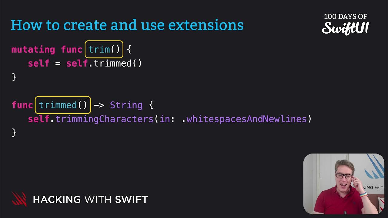 Extension Swift. Swift what are Extensions funny pics. Use this extension