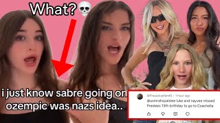 PaisLee&amp;NayVee DITCH PresLee’s 13th Birthday for Coachella?+Naz ACCUSED of FORCING Sabre on Ozempic😬