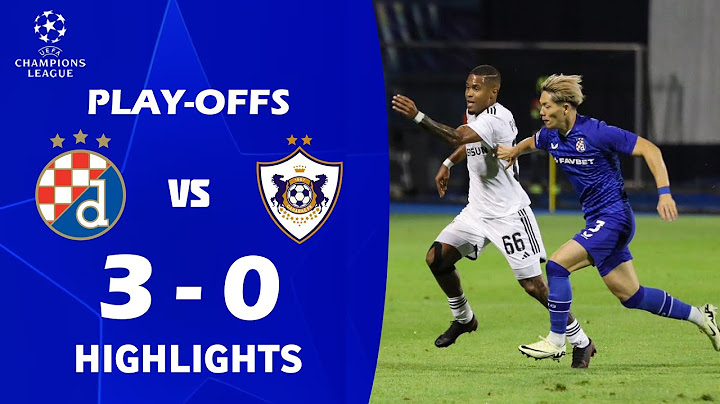 Dinamo Zaqreb-Qarabağ 3-0 Əsas məqamlar və Məqsədlər | Çempionlar Liqasının pley-off oyunları 24/25