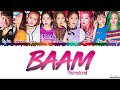 MOMOLAND  - 'BAAM' Lyrics [Color Coded_Han_Rom_Eng]