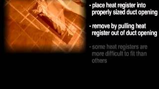 How to install heat floor registers- floorregisters.net