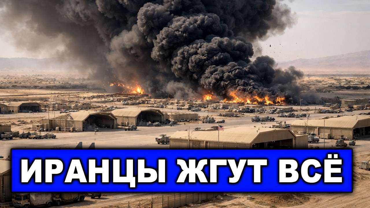 Иранцы сжигают всё | Разгромлена крупнейшая авиабаза | Тегеран применил невиданную ракету