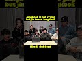 jungkook is not crying but jin teasing Jungkook 🤣 Hindi dubbed #bts