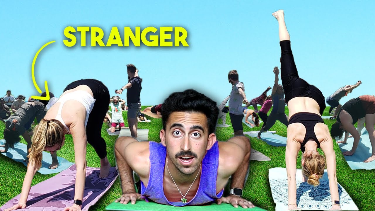 I did Yoga with 100 Strangers