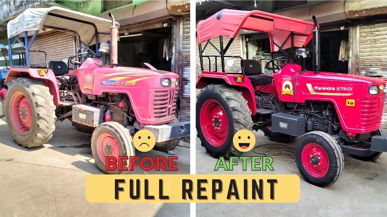 Mahindra 575 DI Sarpanch Tractor Full Repenting work ll Bharat Spary