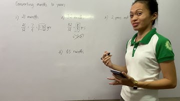 Converting Months to Years