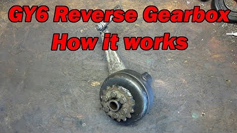 How a GY6 reverse gearbox works