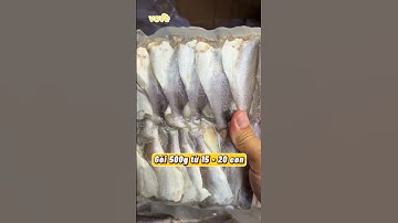 [vove.com.vn] Khô cá Đù 1 nắng loại nguyên con size vừa 500gr #khocadu #khodumotnang